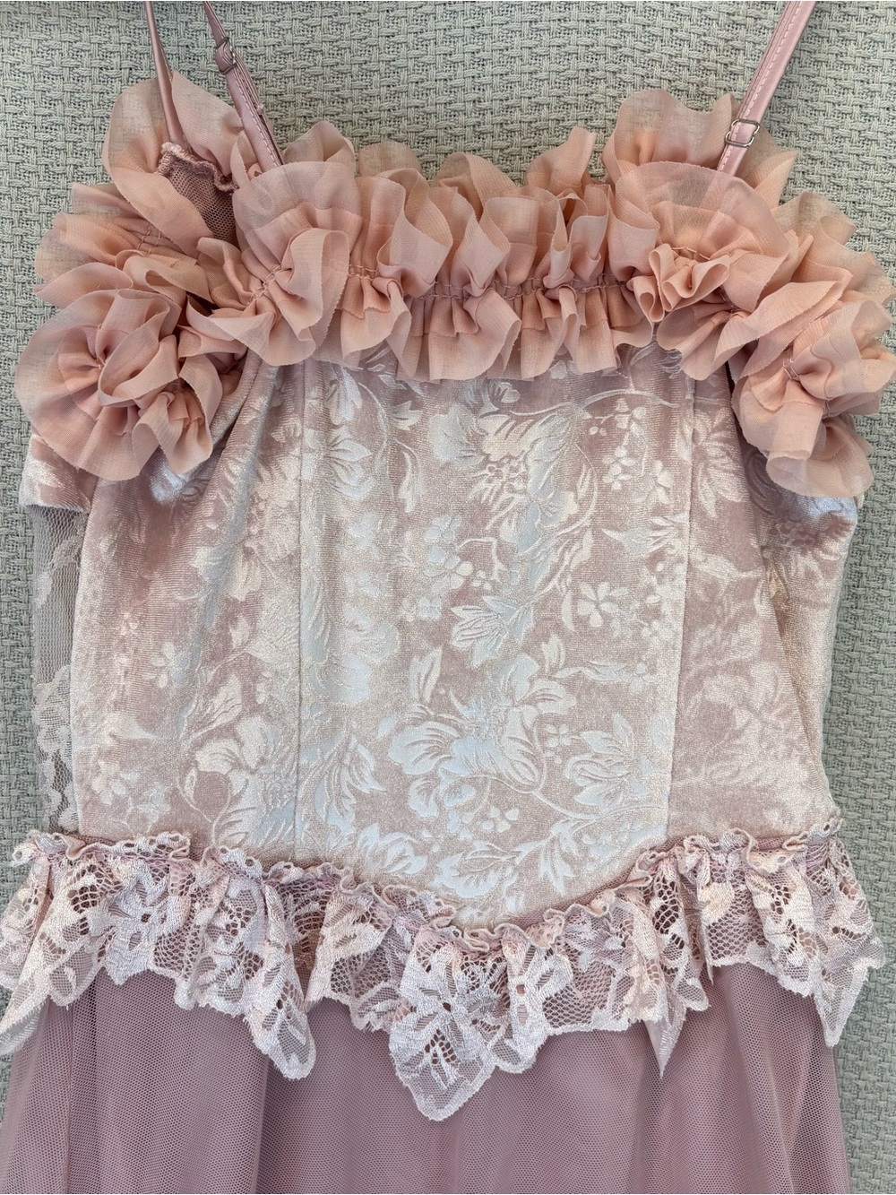 Blood Supply Pink Guardian Of Sakura Dress Small Whimsical Gothic Lace Fairy - Picture 10 of 13